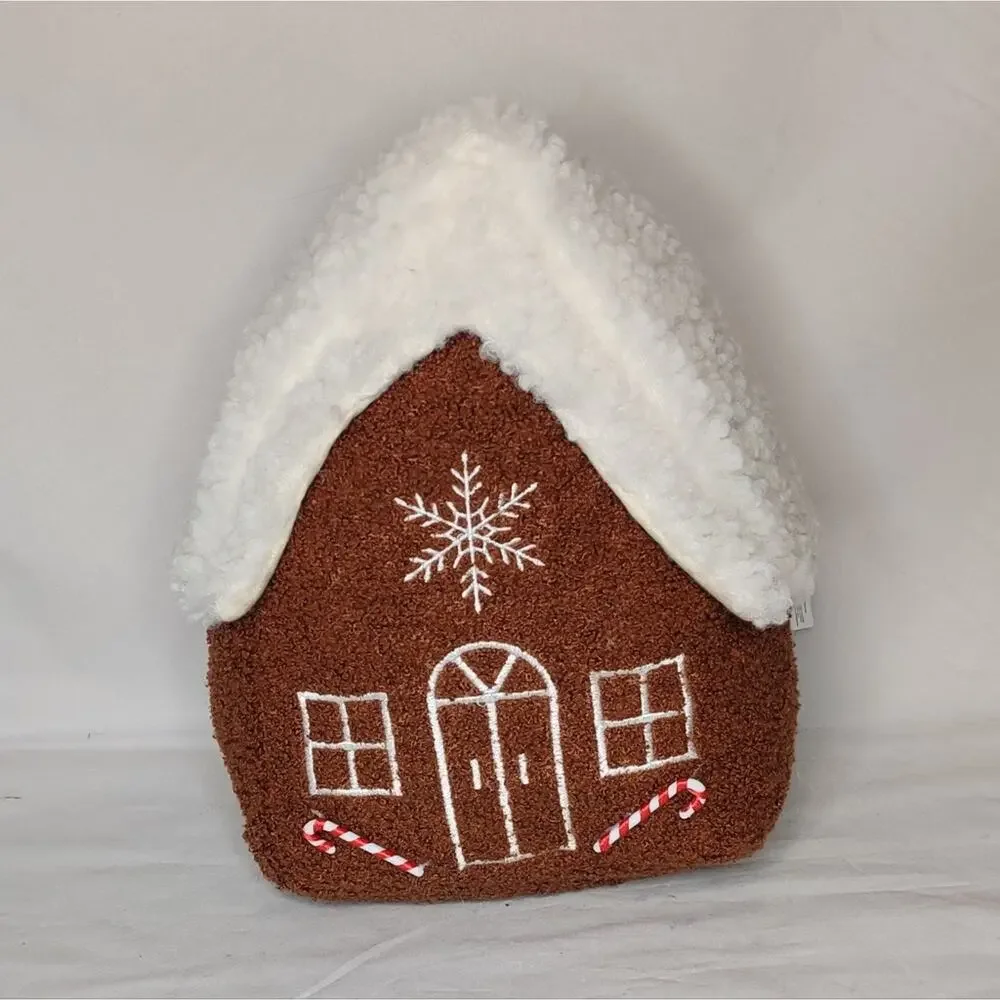 Cupcakes‎ and Cashmere Peppermint Gingerbread Teddy Sherpa Pillow TIKTOK